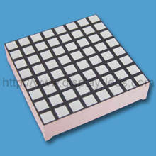 Matriz de puntos cuadrados LED de doble color de 1,2 pulgadas 8x8