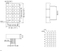 Matriz de puntos cuadrados LED 5x7 de 2 pulgadas