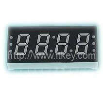 Pantalla de reloj LED de 7 segmentos y 4 dígitos de 0,3 pulgadas