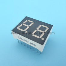 Serie LD4021A / B: pantalla de 0,4 pulgadas, 2 dígitos y 7 segmentos con circuito estático